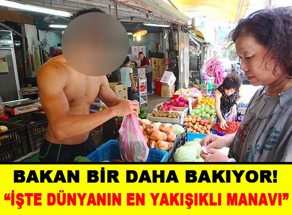 Dünyanın en yakışıklı manavı!