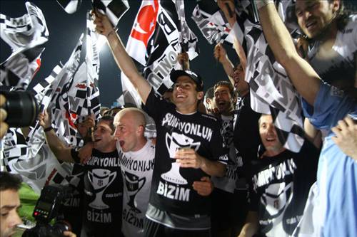 Beşiktaşın şampiyonluk kutlamaları