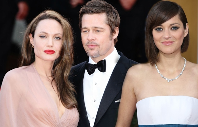 Brad Pitt ve Angelina Jolienin boşanma sebebi Marion Cotillard iddiası!